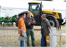 equipe sur le terrain