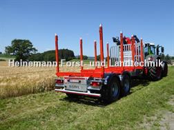 Second-hand HEINEMANN HOLZTRANSPORTANHÄNGER - Forest trailer - 0