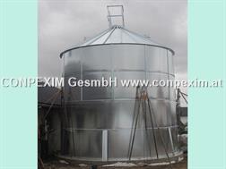 Conpexim Flachbodensilo 155 t, 5,54 m DM, Dach, Leiter,..