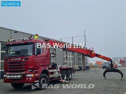 Scania R580 6X4 3-Pedals Jonsered J28505 83 Crane Kran St