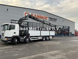 Scania G 450 8x2 Euro 6 Hiab 32 Tonmeter laadkraan Just 1