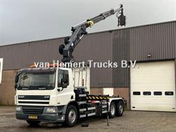 Daf CF 75 / Euro5 / HMF 2420 Kraan / Haakarm / Radio r