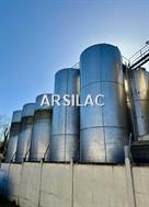 ARSILAC | Cuve inox - Fond plat avec boitard - 800 HL