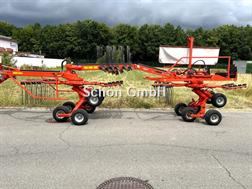 Kuhn GA 6632 - Wurmschwader mit jeweils 6 Tasträdern un