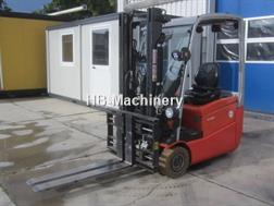 Toyota C3E160, elektrisch, duplomast, side shift Lithium-