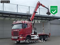 Scania R580 6X4 Jonsered J28505 83 wood Crane Holztranspo