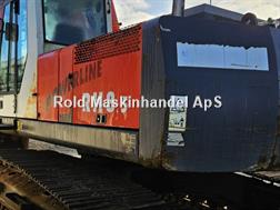 O&k RH 8.5 / kun 7.500 driftstimer / 2 skovle / HIAB k