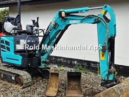 Kobelco SK10SR / joystick / 800 timer / skovlsæt