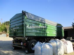 Brantner 2 x 18 t Öl 3 Seiten Kipper BPW-Achsen, Reifen neu