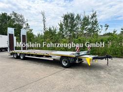 Möslein T 3-9,20 F 3 Achs Tieflader mit gerader Ladefläch
