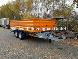 Möslein TTD13- BA Orange 13 t Tandem Kipper Tiefladermit