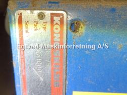 Kongskilde TRL 75  med cellesluse og div. rør