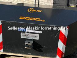 Hauer 2000 KG Frontklods