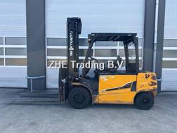 Hyundai heavy industries 5000kg elektrische heftruck forklift 5ton duplex e