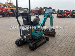 Kobelco SK10SR-2E Tiltman Halvautomatisk med 3 skovle