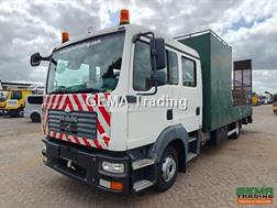 Man TGL 12.210 4x2 Dubbele Cabine Euro4 - Doka - OpenL