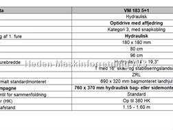 Kuhn 6f Varimaster 183 (5+1) T-ZRL