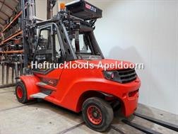Linde H80D -03 1100 stenenklem airco Diesel overdrukcabi
