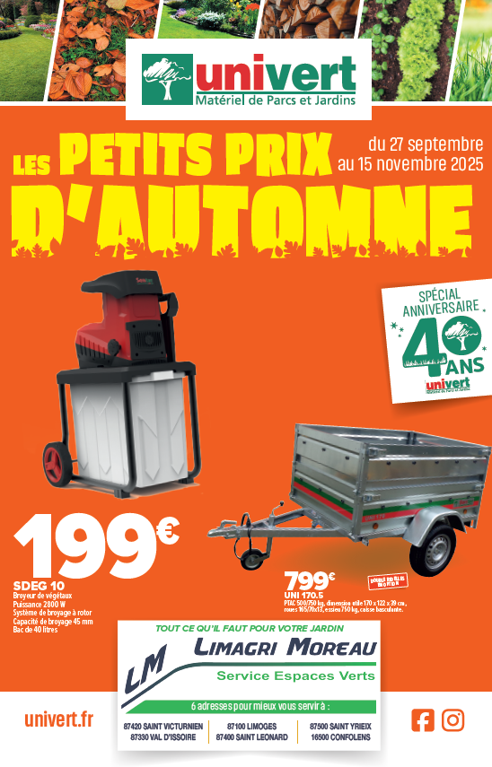 MAILING UNIVERT AUTOMNE