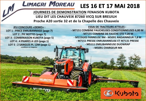 Journées démonstration fenaison 2018